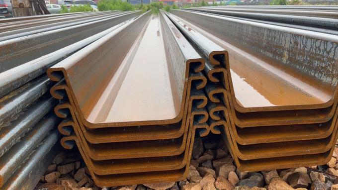 Steel Sheet Pile Interlocking Sheets, Z Type, U Type, European Standard En10249 S355jr S355j0 S355j2h Sheet Pile Hot Rolled Steel Sheet Pile