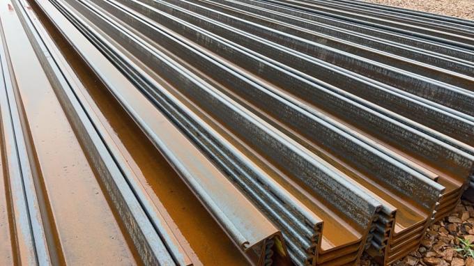Steel Sheet Pile Interlocking Sheets, Z Type, U Type, European Standard En10249 S355jr S355j0 S355j2h Sheet Pile Hot Rolled Steel Sheet Pile